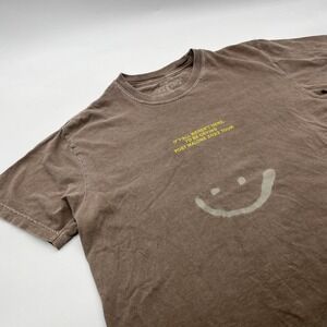 Post Malone Austin Shirt Mens Medium 2023 Tour Graphic Smiley Face Music Tee